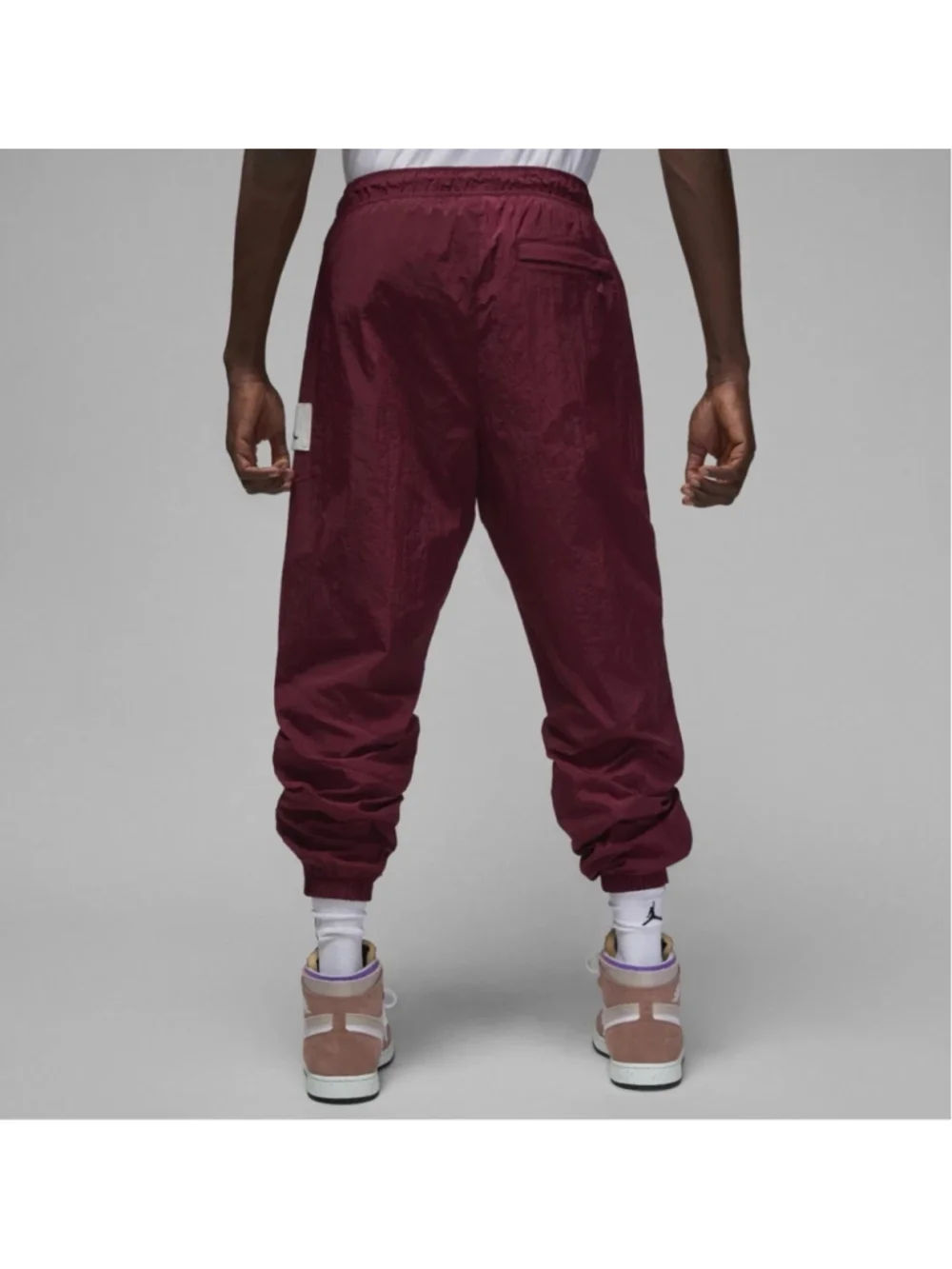 Nike Air Jordan Essential Track Pants Burgundy Maroon Sz L (DQ7474-680)